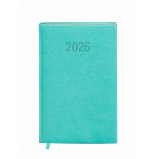 KALENDARZ A6 COLORFIX TDW TURKUSOWY 2026, Tygodniowe, Kalendarze