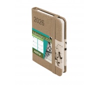 KALENDARZ AWANGARDA A7 TDW BEŻOWY 2026, Tygodniowe, Kalendarze