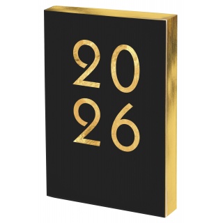 KALENDARZ A5 ART DNS CZARNY 2026, Dzienne, Kalendarze