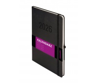 KALENDARZ MEMOFIX B5 TDW CZARNY 2026, Tygodniowe, Kalendarze