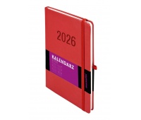 KALENDARZ MEMOFIX B5 TDW CZERWONY 2026