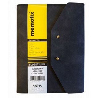 Budżetownik B6 czarny nubuk, Organizery, Kalendarze