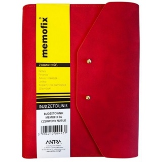 Budżetownik B6 czerwony nubuk, Organizery, Kalendarze