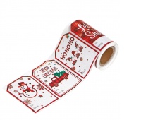 NAKLEJKI NA ROLCE ETYK.DO PR.CHRIST.JOY 4x6 100szt