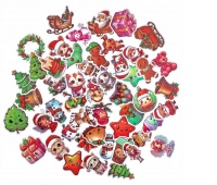 NAKLEJKI WINYLOWE ŚWIĄT.4-6cm.50szt.CARTOON