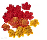 JESIENNE LIŚCIE KLONU 7-8cm.50szt.
