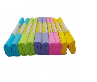 BIBUŁA MARSZCZONA 25x200cm MIX KOL. PASTEL10szt