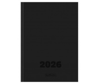 KALENDARZ SZEFA B5 DZIENNY 2026 CZARNY, Dzienne, Kalendarze