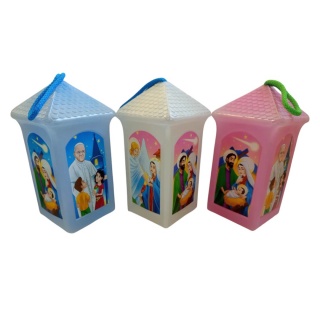 LAMPION PLASTIKOWY LPD 003 wys.20cm, Boże Narodzenie, Art. świąteczne i okolicznościowe