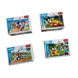 PUZZLE 54 MINI ZWARIOWANE PRZYGODY MYSZKI MIKI, Mini, Puzzle