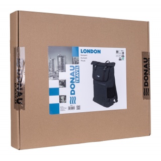 Plecak DONAU TRAVEL London, 15,6", 18l, czarny, Torby, teczki i plecaki, Akcesoria komputerowe