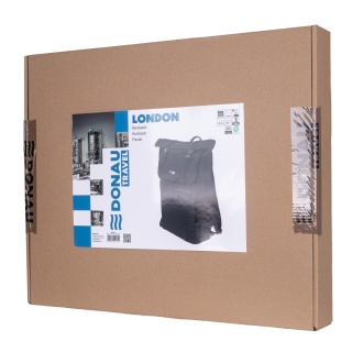 Plecak DONAU TRAVEL London, 15,6", 18l, czarny, Torby, teczki i plecaki, Akcesoria komputerowe