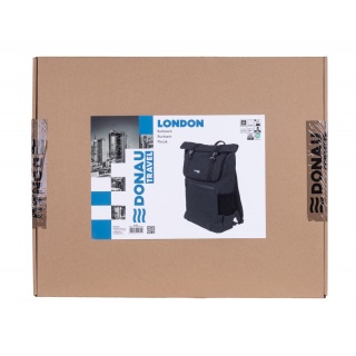 Plecak DONAU TRAVEL London, 15,6", 18l, czarny, Torby, teczki i plecaki, Akcesoria komputerowe