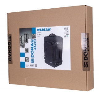 Plecak DONAU TRAVEL Warsaw, 15,6", 23l, USB + kabel, czarny, Torby, teczki i plecaki, Akcesoria komputerowe