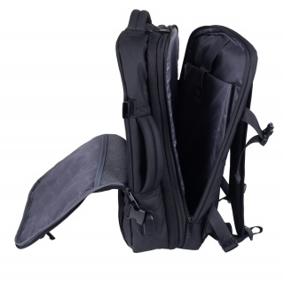 Plecak DONAU TRAVEL Prague, 17", 32l, USB + kabel, czarny, Torby, teczki i plecaki, Akcesoria komputerowe