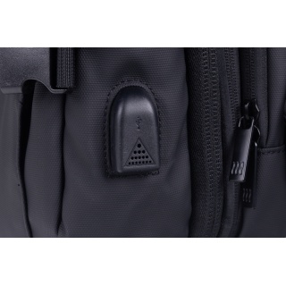 Plecak DONAU TRAVEL Prague, 17", 32l, USB + kabel, czarny, Torby, teczki i plecaki, Akcesoria komputerowe