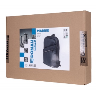 Plecak DONAU TRAVEL Madrid, 15,6", 14l, czarny, Torby, teczki i plecaki, Akcesoria komputerowe