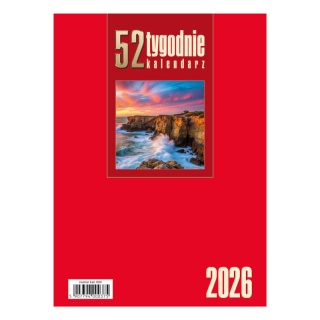 KALENDARZ BIURKOWY STOJĄCY TYGODNIOWY 52T 2026, Biurkowe, Kalendarze