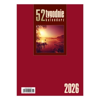 KALENDARZ BIURKOWY STOJĄCY TYGODNIOWY 52T 2026, Biurkowe, Kalendarze