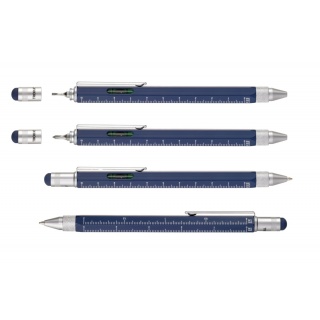 Długopis wielozadaniowy TROIKA Construction, niebieski, Długopisy, Artykuły do pisania i korygowania