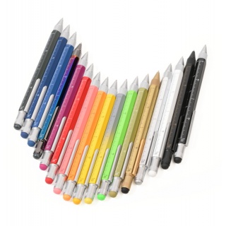 Długopis wielozadaniowy TROIKA Construction, biały, Długopisy, Artykuły do pisania i korygowania