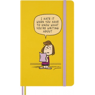 Notes MOLESKINE Peanuts Patty 2025, L, 13x21cm, w linie, edycja limitowana, Notatniki, Zeszyty i bloki