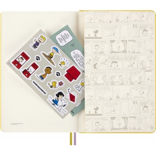 Notes MOLESKINE Peanuts Patty 2025, L, 13x21cm, w linie, edycja limitowana, Notatniki, Zeszyty i bloki