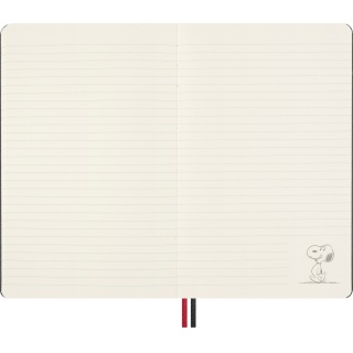 Notes MOLESKINE Snoopy Admirer 2025, L, 13x21cm, w linie, edycja limitowana, Notatniki, Zeszyty i bloki