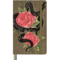 Notebook MOLESKINE Snake 2025, L, ruled, 13x21cm, limited edition