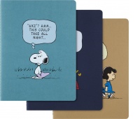 Zestaw 3 zeszytów MOLESKINE Peanuts Bundle 2025, XL, 19x25cm, w linie, edycja limitowana, Zeszyty, Artykuły szkolne
