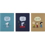 Zestaw 3 zeszytów MOLESKINE Peanuts Bundle 2025, XL, 19x25cm, w linie, edycja limitowana, Zeszyty, Artykuły szkolne