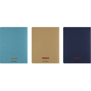 Zestaw 3 zeszytów MOLESKINE Peanuts Bundle 2025, XL, 19x25cm, w linie, edycja limitowana, Zeszyty, Artykuły szkolne