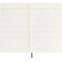 Kalendarz dzienny MOLESKINE 2025/26, 18M, L, miękka oprawa, 13x21cm, czarny, Kalendarze, Zeszyty i bloki