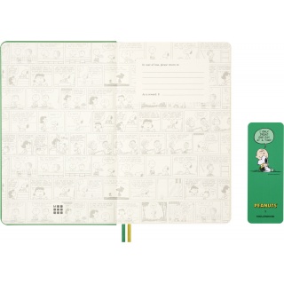 Kalendarz dzienny MOLESKINE 2026, 12M, L, twarda oprawa, 13x21cm, Peanuts Charlie&Snoopy, Kalendarze, Zeszyty i bloki