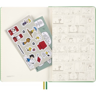 Kalendarz dzienny MOLESKINE 2026, 12M, L, twarda oprawa, 13x21cm, Peanuts Charlie&Snoopy, Kalendarze, Zeszyty i bloki