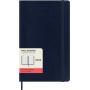 Kalendarz dzienny MOLESKINE 2026, 12M, L, miękka oprawa, 13x21cm, sapphire blue, Kalendarze, Zeszyty i bloki