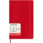 Kalendarz dzienny MOLESKINE 2026, 12M, L, miękka oprawa, 13x21cm, scarlet red, Kalendarze, Zeszyty i bloki