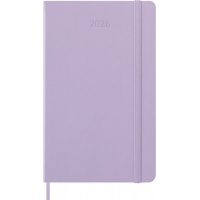 Daily planner MOLESKINE 2026, 12M, L, hard cover, 13x21cm, pastel lilac