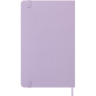 Kalendarz dzienny MOLESKINE 2026, 12M, L, twarda oprawa, 13x21cm, pastel lilac, Kalendarze, Zeszyty i bloki