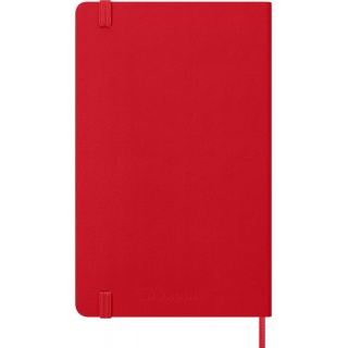 Kalendarz dzienny MOLESKINE 2026, 12M, L, twarda oprawa, 13x21cm, scarlet red, Kalendarze, Zeszyty i bloki