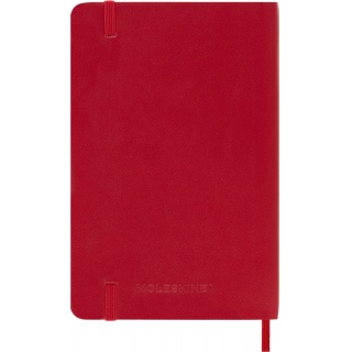 Kalendarz dzienny MOLESKINE 2026, 12M, P, miękka oprawa, 9x14cm, scarlet red, Kalendarze, Zeszyty i bloki