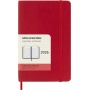 Kalendarz dzienny MOLESKINE 2026, 12M, P, miękka oprawa, 9x14cm, scarlet red, Kalendarze, Zeszyty i bloki