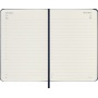 Kalendarz dzienny MOLESKINE 2026, 12M, P, twarda oprawa, 9x14cm, sapphire blue, Kalendarze, Zeszyty i bloki