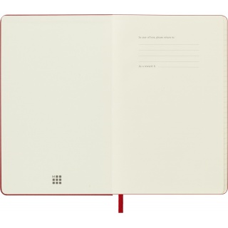 Kalendarz dzienny MOLESKINE 2026, 12M, P, twarda oprawa, 9x14cm, scarlet red, Kalendarze, Zeszyty i bloki