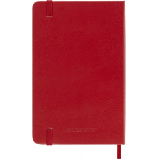 Kalendarz dzienny MOLESKINE 2026, 12M, P, twarda oprawa, 9x14cm, scarlet red, Kalendarze, Zeszyty i bloki