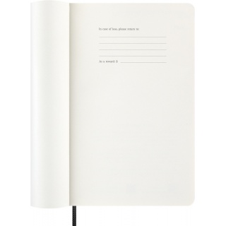 Kalendarz miesięczny MOLESKINE 2026, 12M, L, miękka oprawa, 13x21cm, czarny, Kalendarze, Zeszyty i bloki