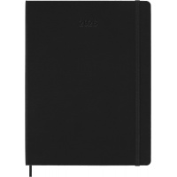 Monthly planner MOLESKINE 2026, 12M, XL, hard cover, 19x25cm, black