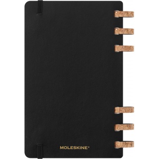 Kalendarz tygodniowy/miesięczny na spirali MOLESKINE 2026, 12M, L, miękka oprawa, 13x21cm, czarny, Kalendarze, Zeszyty i bloki
