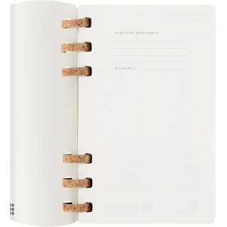 Kalendarz tygodniowy/miesięczny na spirali MOLESKINE 2026, 12M, L, miękka oprawa, 13x21cm, czarny, Kalendarze, Zeszyty i bloki