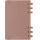 Kalendarz tygodniowy/miesięczny na spirali MOLESKINE 2026, 12M, L, twarda oprawa, 13x21cm, crush almond